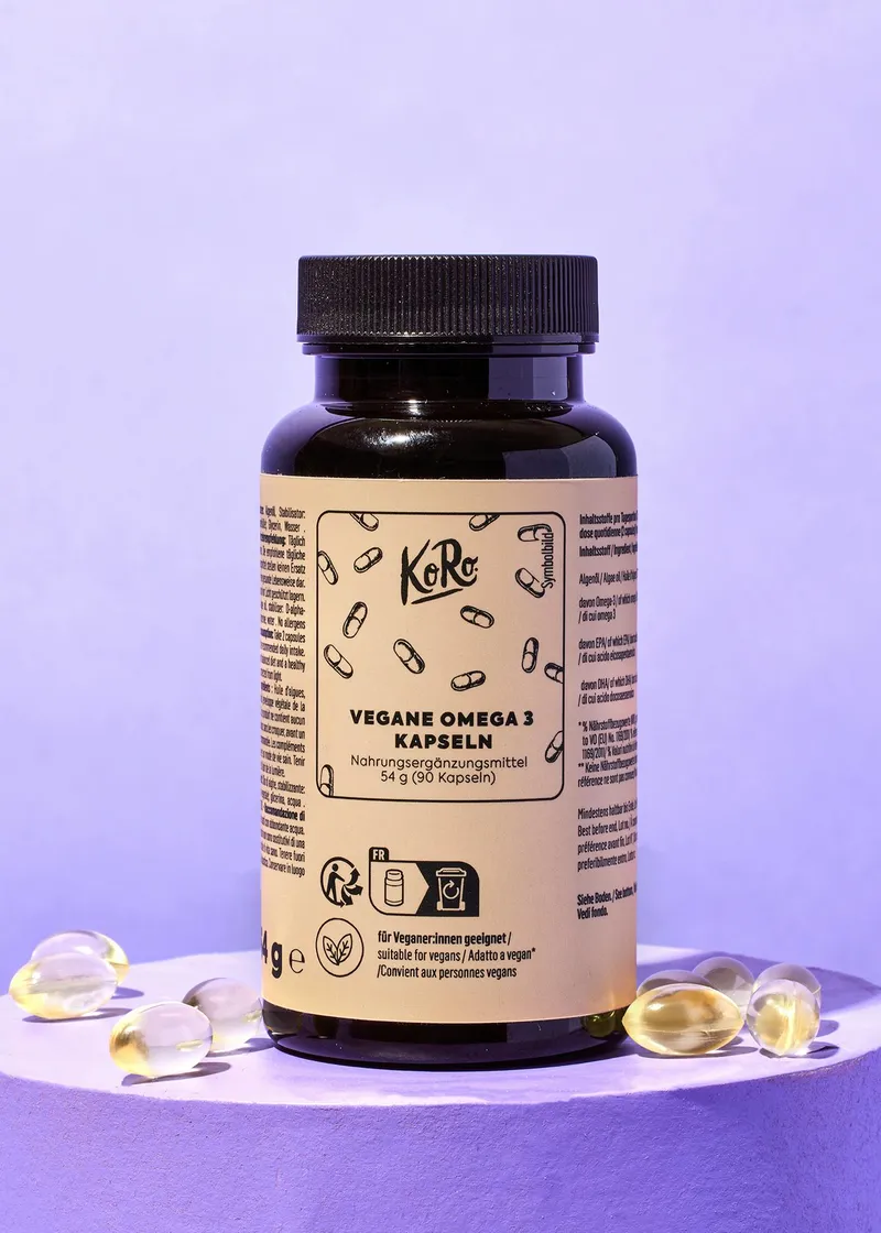 KoRo Vegane Omega 3 Kapseln 90 Stück – Produktbild 2 von 5