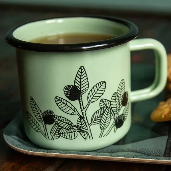 Cmig Cmig Emaille Tasse Blaubeeren, Mint, – Produktbild 3 von 4