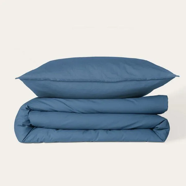 Kushel Towels Kushel Towels Bettwäsche SET aus Deckenbezug und Kissenbezug, Fjord blue (blau), – Produktbild 2 von 4
