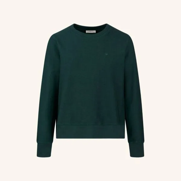 NORDLICHT NORDLICHT Sweater Sanna aus 100% Bio-Baumwolle, Grün, – Produktbild 2 von 4