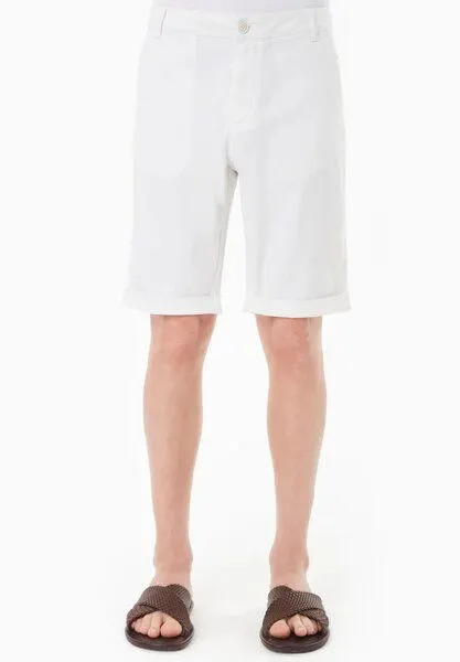 ORGANICATION ORGANICATION Regular-Fit Shorts aus Bio-Baumwolle, White, – Produktbild 2 von 4