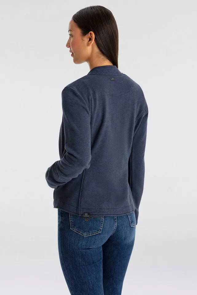 ragwear ragwear Sweatjacke AVALINA O aus bequem weicher Sweat-Qualität, Blau, – Produktbild 4 von 4