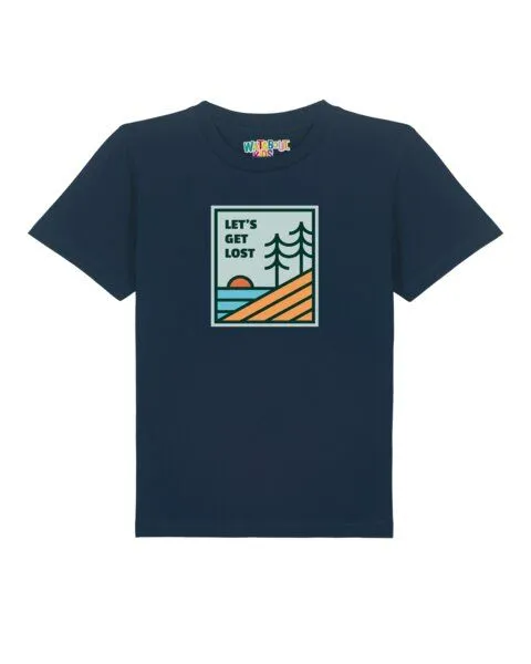 watabout.kids watabout.kids T-Shirt Kinder Let's Get Lost, French navy, – Produktbild 1 von 2