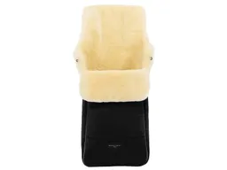 Christ Christ Fußsack Kinderwagen Lammfell "Arosa" schwarz Länge 91 cm, Breite 47 cm (6-36 Monate) – Produktbild 1 von 1