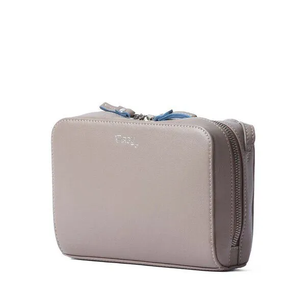 Vargu Vargu Leder-Umhängetasche Loreen 1, Taupe, – Produktbild 3 von 4