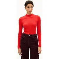 ARMEDANGELS ARMEDANGELS ALAANIA Damen Pullover Slim Fit aus Bio-Baumwolle, Candy apple, – Produktbild 1 von 1
