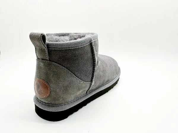 thies Stiefel aus Schaffell "thies Mega Shorty", Dark grey (dunkel grau), – Produktbild 4 von 4