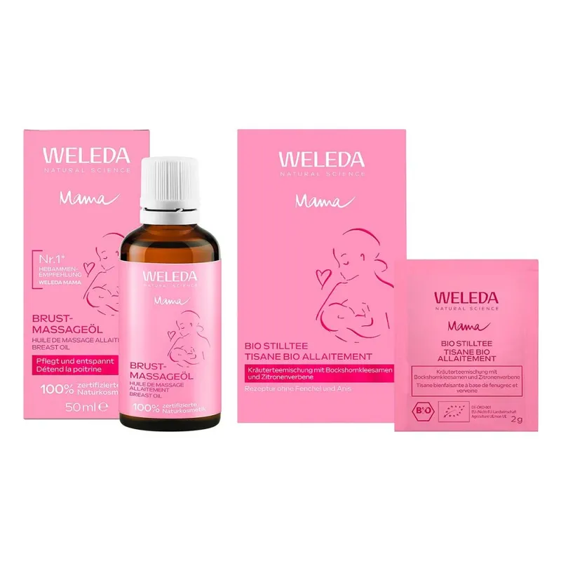 Weleda Bio Stilltee & Brust-massageöl – Produktbild 1 von 1