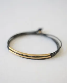 pikfine pikfine Tube Armband “Tingval” // silber – Produktbild 1 von 1