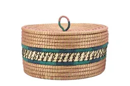 El Puente El Puente Korb mit Deckel | Fair Trade & Handmade aus Bangladesch – Produktbild 1 von 1