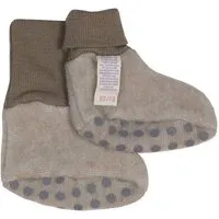 Cosilana Cosilana Baby Fleece Schühchen kbT Wolle Bio Baumwolle, Lattemacchiatio melange, – Produktbild 1 von 1