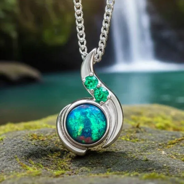 Spirit of Island Spirit of Island Silber Halskette | Opal Universe, Silber, – Produktbild 1 von 4