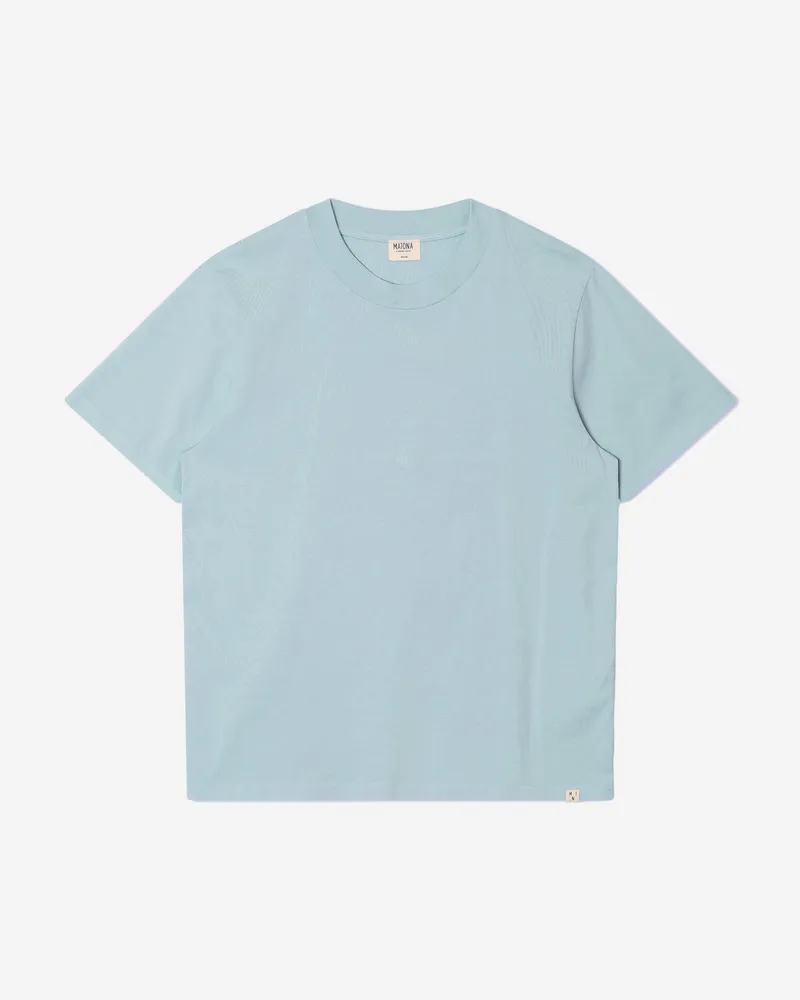MATONA MATONA Herren vegan T-Shirt All Day Pearl Blue, Hellblau, – Produktbild 1 von 2