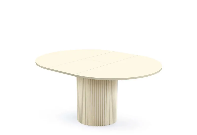 Woodman Esstisch Toscana, Speisetisch, Tisch (Made in Europe), Breite 120 cm, melaminbeschichtet, mit Verlängerungsplatten, FSC®, Braun, – Produktbild 1 von 5