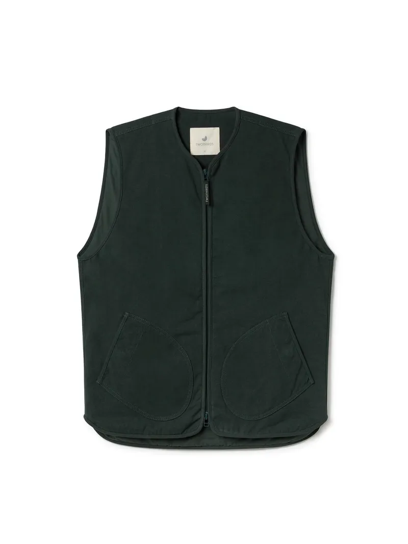 TWOTHIRDS TWOTHIRDS Herren vegan Jacke Wager Dunkelgrün, Dunkelgrün, – Produktbild 2 von 2
