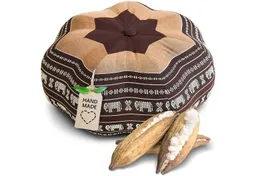 livasia Meditationskissen Zafukissen Stern groß, vegan und handgefertigt, Ø 40x20cm, Kapok – Produktbild 1 von 1