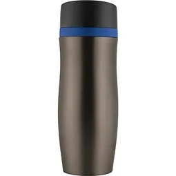 Metmaxx® Metmaxx®Thermobecher CremaExtensaProtect titan/Ring, Braun / blau, – Produktbild 1 von 1