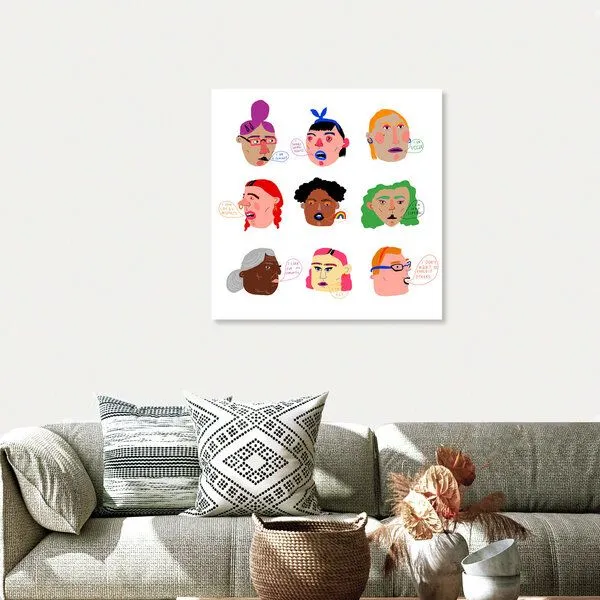 Photocircle Photocircle Poster / Leinwandbild - Girls and their values – Produktbild 4 von 4
