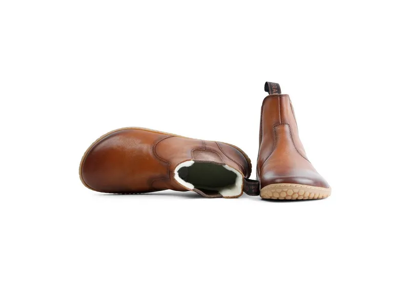 Grand Step Shoes Grand Step Shoes Kim Barefoot Chelsea - dunkelbraun Barfußschuh, Braun, – Produktbild 4 von 5