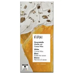Vivani Weiße Schokolade Stracciatella – Produktbild 1 von 1