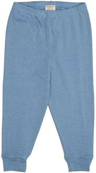 loud + proud loud + proud Babys & Kinder Schlafanzug, Pyjama Uni aus Feinripp, GOTS-zertifiziert, Dusk/blau, – Produktbild 3 von 3