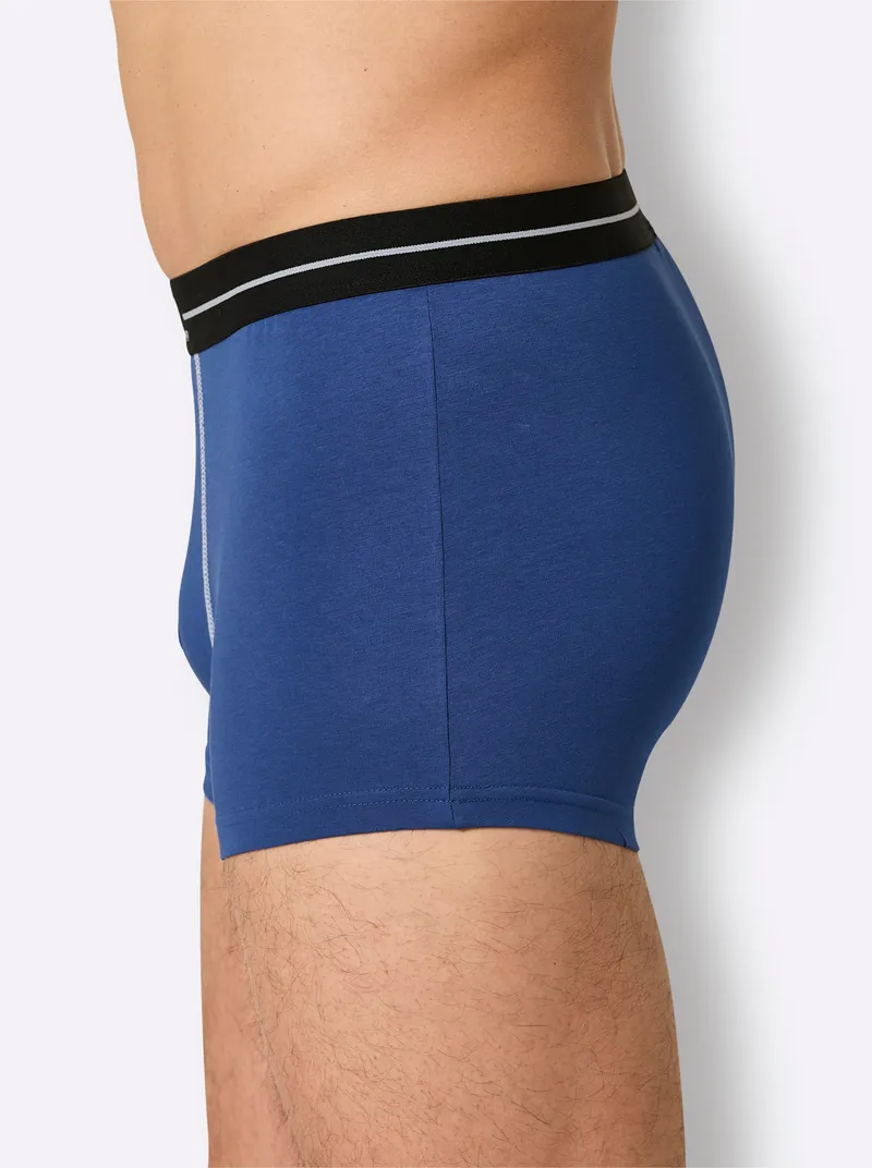 wäschepur men Pants royalblau + rot + schwarz, Royalblau + rot + schwarz, – Produktbild 2 von 3