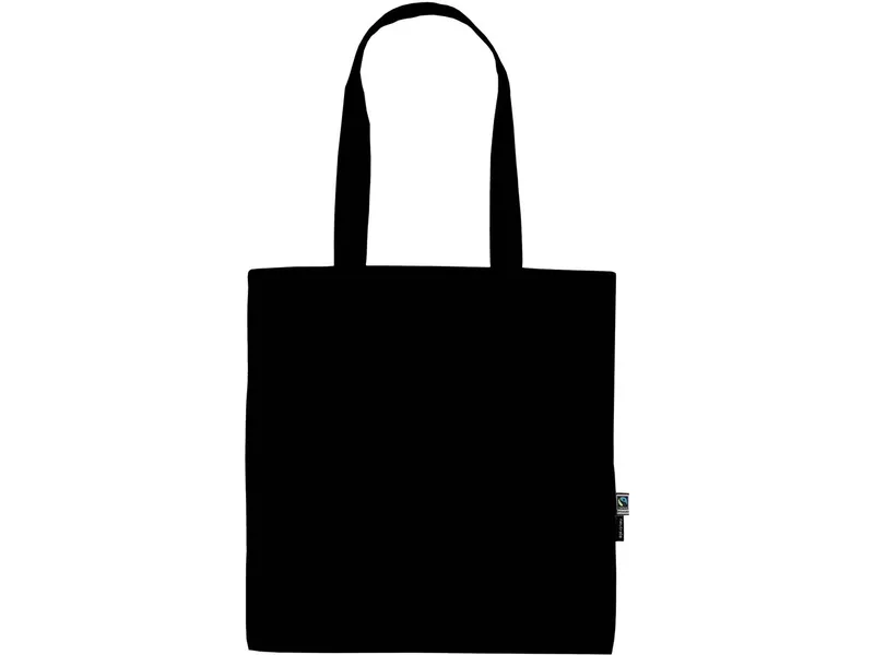 Neutral Neutral Bio-Baumwoll-Tragetasche mit langen Henkeln, Black, – Produktbild 1 von 1
