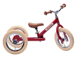 Trybike Trybike 2-in-1 Laufrad mit Stahlrahmen Vintage Red – Produktbild 1 von 1