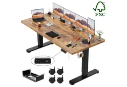 HOMALL Schreibtisch Höhenverstellbarer Elektrisch mit 25mm starker einteiliger Tischplatte (25 mm dicke, nahtlose, monolithische Tischplatten Keine gespleilten Platten Vielseitig und hochwertig Erinnerung bei langerem Stehen) – Produktbild 1 von 1