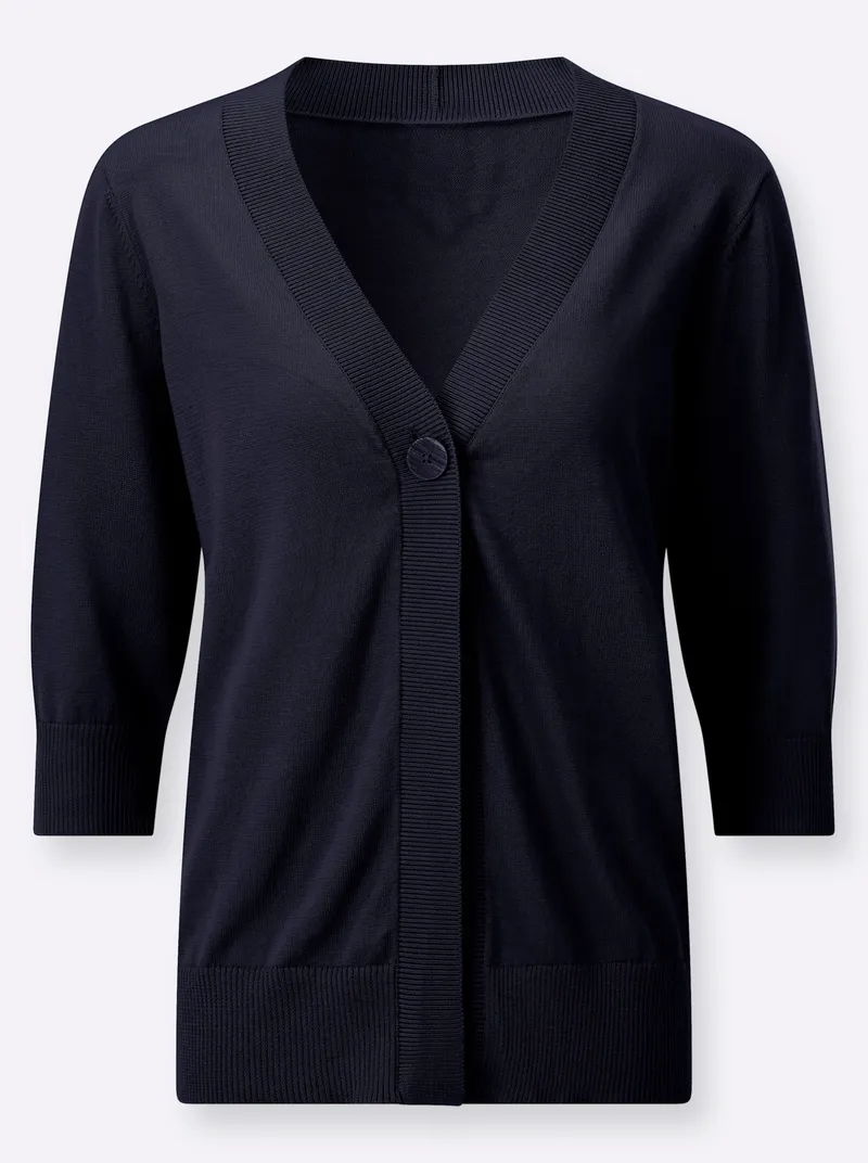Witt Feinstrickjacke, Marine, – Produktbild 1 von 2