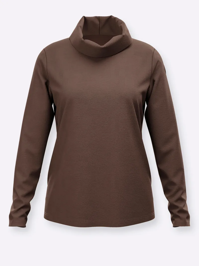Witt Witt Rollkragenshirt schoko, Schoko, – Produktbild 1 von 2