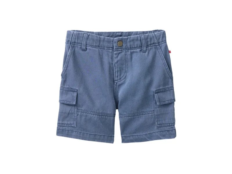 People Wear Organic People Wear Organic Twill-Bermuda ozean Gr. 98/104, Blau, – Produktbild 1 von 1