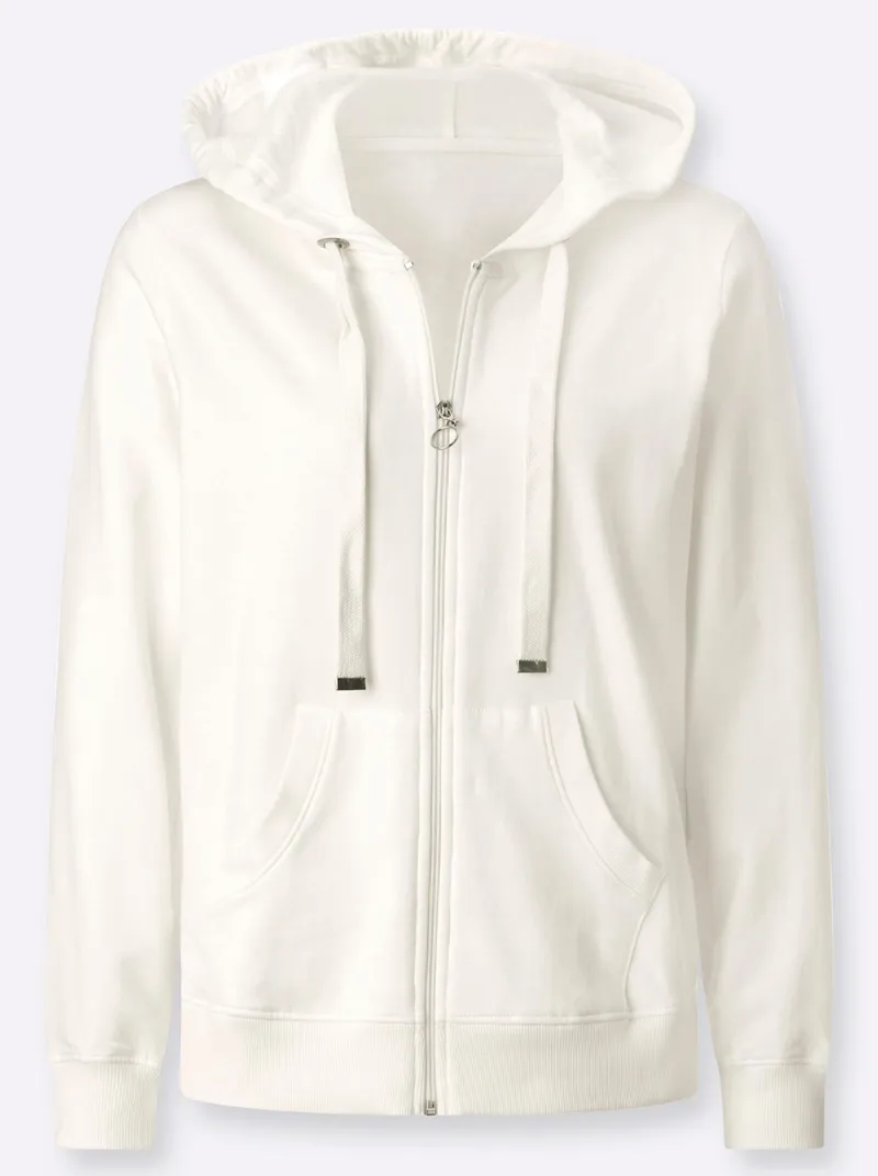 Witt Sweatjacke, Ecru, – Produktbild 1 von 2