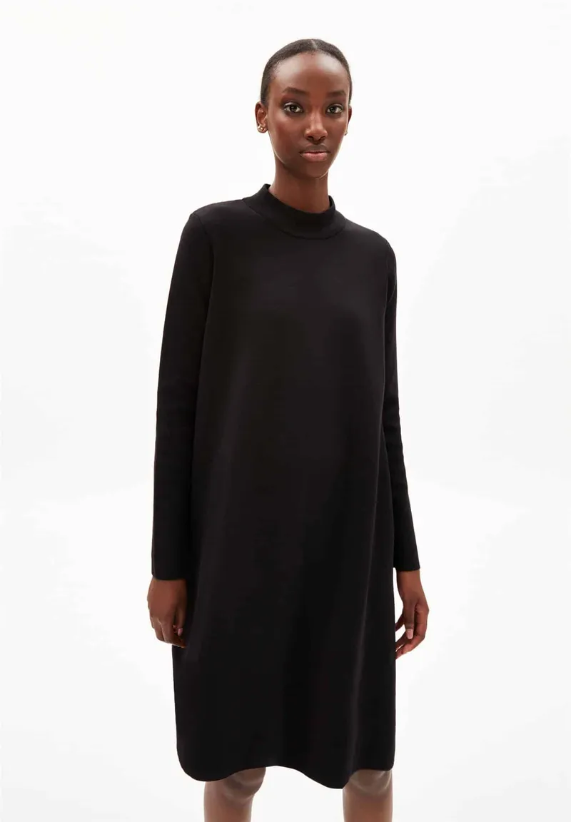 ARMEDANGELS ARMEDANGELS Damen vegan Kleid Friadaa Schwarz, Schwarz, – Produktbild 1 von 2