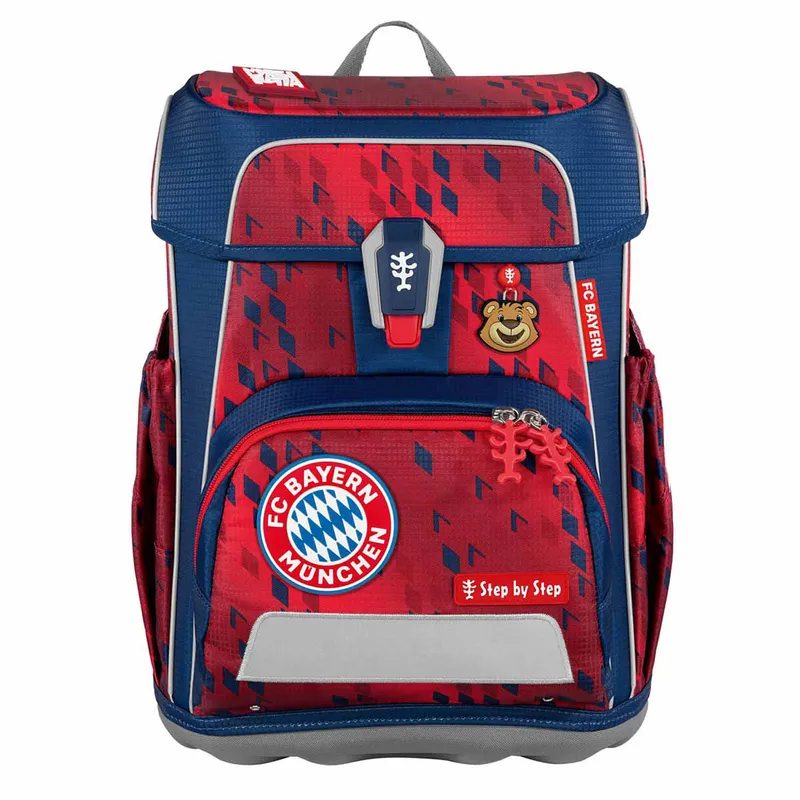 Step by Step Step by Step CLOUD FC Bayern Schulranzen-Set, 5-teilig "Mia san Mia", Red, – Produktbild 1 von 2