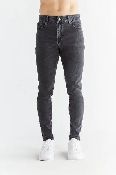 Evermind Evermind M's Skinny Fit-MD1015, Ash gray, – Produktbild 2 von 4