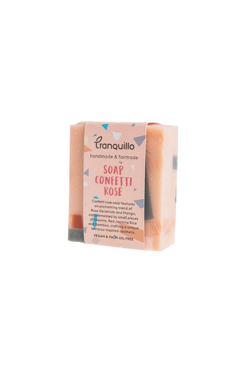 Tranquillo Seife CONFETTI ROSE 100 g - bunt – Produktbild 1 von 2
