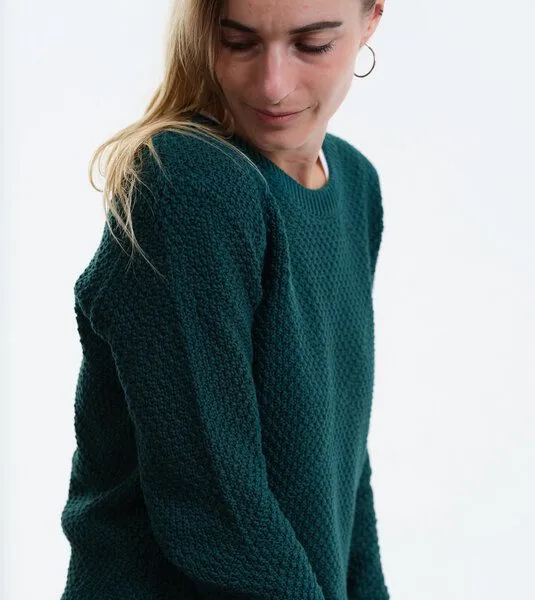 Gary Mash GARY MASH Pullover Lamona aus Biobaumwolle, Grün, – Produktbild 2 von 4