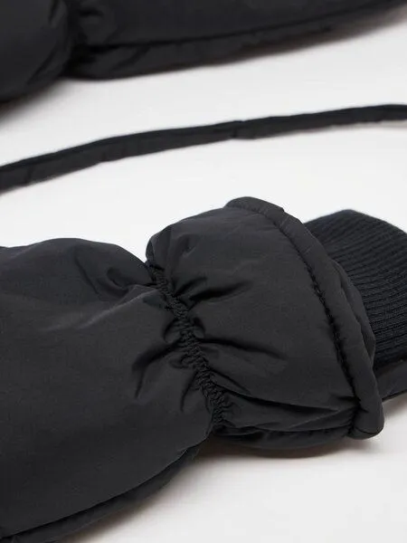 LANIUS LANIUS Wattierte Handschuhe aus recyceltem Polyester, Black, – Produktbild 3 von 4