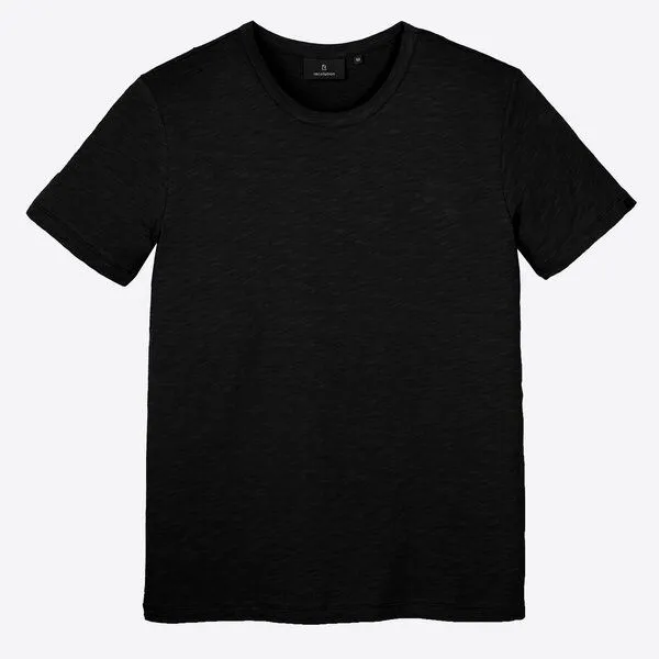 recolution recolution Slub T-Shirt BAY, Black, – Produktbild 1 von 4