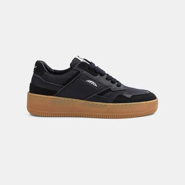 MoEa MoEa Sneaker Origin, Black textile, – Produktbild 1 von 6