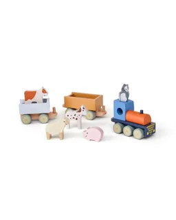 Kids Concept Kids Concept Zug mit Bauernhoftieren – Produktbild 1 von 1