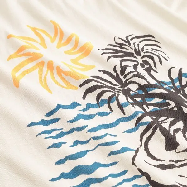 Dedicated DEDICATED T-Shirt Stockholm - Sun And Sea - aus Bio-Baumwolle – Produktbild 4 von 4