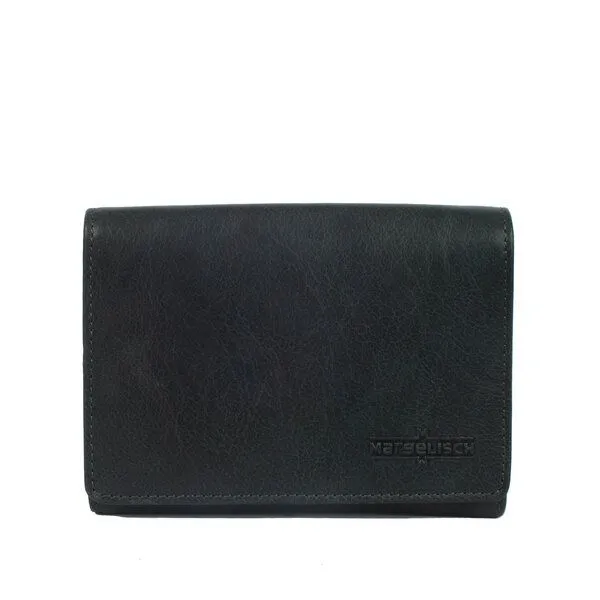 Margelisch Margelisch RFID Ledergeldbörse Berlin 2, Steel blue, – Produktbild 1 von 4