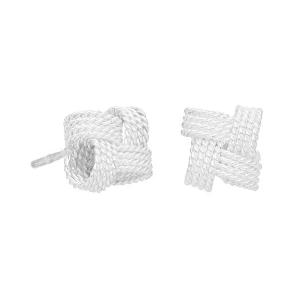 pakilia pakilia Silber Ohrstecker Knoten Schleife Fair-Trade und handmade – Produktbild 1 von 4