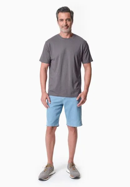 ORGANICATION ORGANICATION TAYLANN | Basic T-Shirt aus Bio-Baumwolle, Shadow, – Produktbild 2 von 4