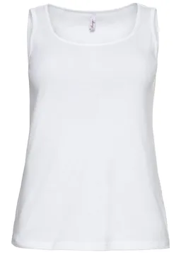 sheego Tanktop weiß – Produktbild 1 von 1