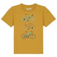 watabout kids watabout.kids T-Shirt Kinder 3 Fahrräder, Ochre, – Produktbild 1 von 1