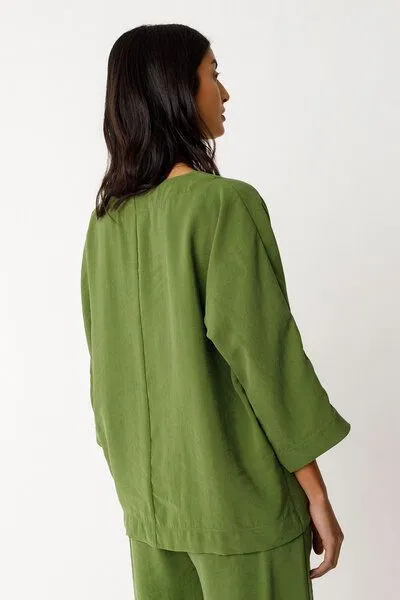 SKFK SKFK Tunika "Balen" aus Modal, Dark green (grün), – Produktbild 4 von 4