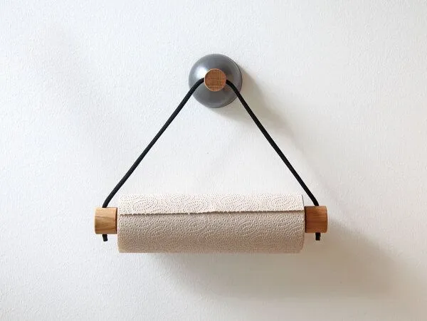 werkvoll by Lena Peter werkvoll by Lena Peter Küchenrollenhalter FIRE, Anthrazit, – Produktbild 1 von 4